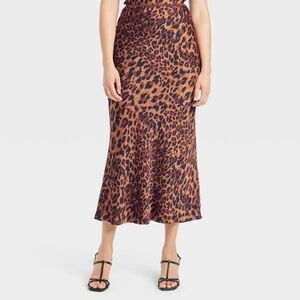 NWT Leopard Print Skirt